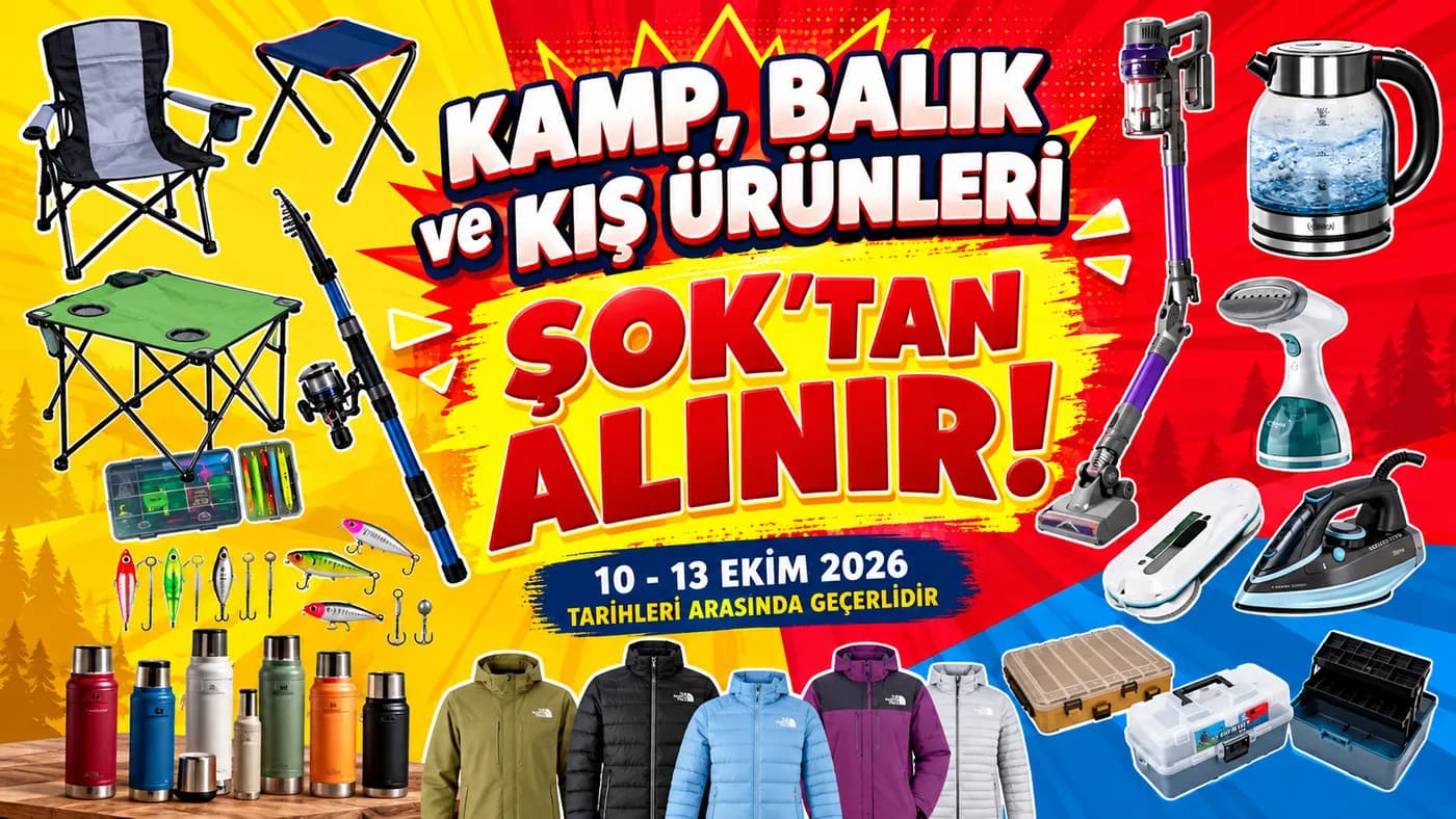 ŞOK 10-13 Ekim 2026 Aktüel Kataloğu